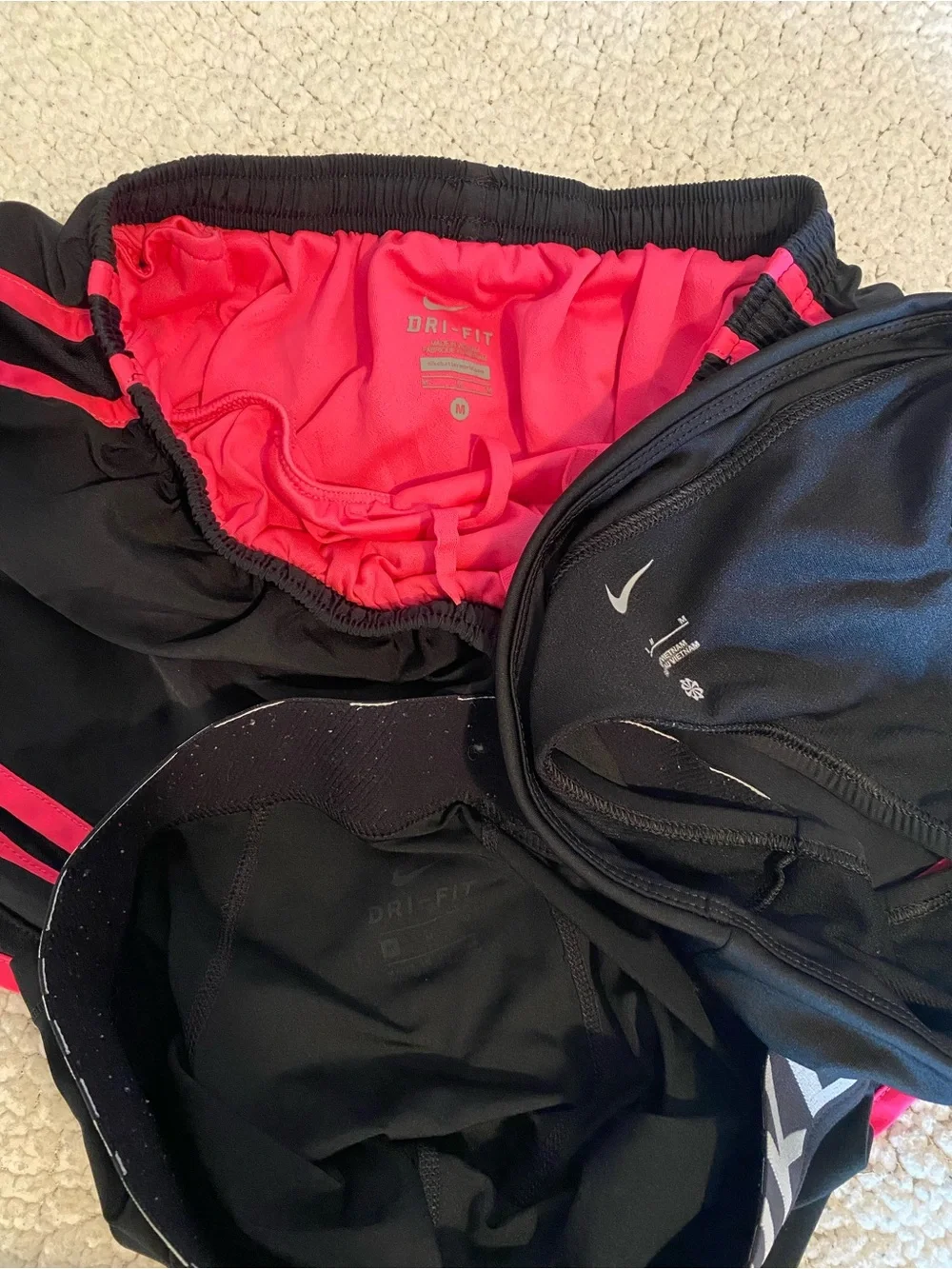 Nike womens shorts spandex and swim bottoms
